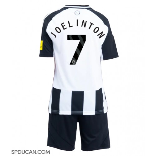 Dječji Nogometni Dres Newcastle United Joelinton #7 Domaci 2024-25 Kratak Rukav (+ Kratke hlače)